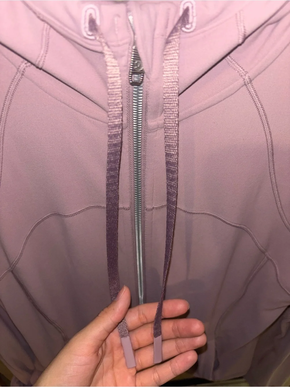lululemon athletica Light Mauve Full-Zip Hooded Jacket